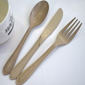 Bộ dao muỗng nĩa nhựa sinh học title=